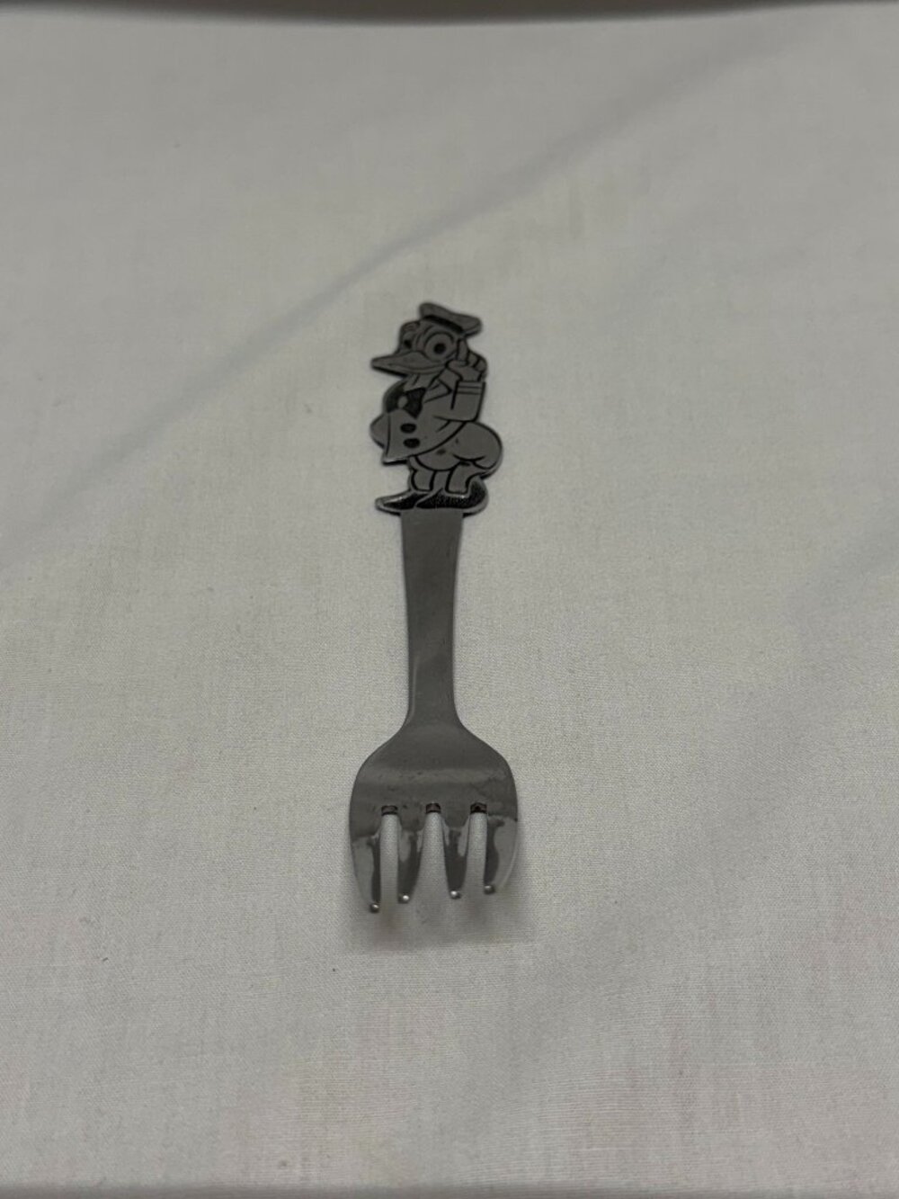 Vintage Walt Disney by Bonny Stainless Steel Donald Duck Fork Japan Flatware